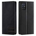 For Samsung Galaxy A71 5G TTUDRCH RFID Retro Texture Magnetic Leather Phone Case(Black)