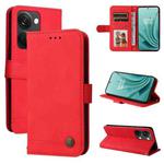 For OnePlus Nord 3 / Ace 2V Skin Feel Life Tree Metal Button Leather Phone Case(Red)