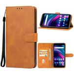 For BLU G51 Plus Leather Phone Case(Brown)