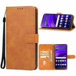 For BLU View Speed 5G Leather Phone Case(Brown)