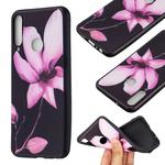 For Huawei Y6p Embossment Patterned TPU Soft Protector Cover Case(Lotus)