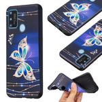 For Honor 9A Embossment Patterned TPU Soft Protector Cover Case(Big Butterfly)