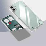 For Nothing CMF Phone 1 Armor Clear TPU Hard PC Phone Case(Clear)