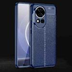 For Huawei nova 12 Pro Litchi Texture TPU Shockproof Phone Case(Blue)
