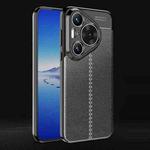 For Huawei P70 Pro Litchi Texture TPU Shockproof Phone Case(Black)