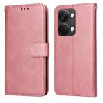 For OnePlus Nord 3 / Ace 2V Classic Calf Texture Flip Leather Phone Case(Rose Gold)