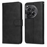For OnePlus 12 Classic Calf Texture Flip Leather Phone Case(Black)