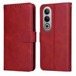 For OnePlus Nord CE4 Classic Calf Texture Flip Leather Phone Case(Red)