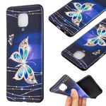 For Xiaomi Redmi Note 9 Pro Max Embossment Patterned TPU Soft Protector Cover Case(Big Butterfly)
