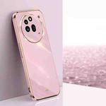 For Nothing Phone 3A Pro XINLI Straight Edge 6D Electroplate TPU Phone Case(Cherry Purple)