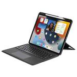 For iPad Pro 12.9 2022 / 2021 / 2020 DUX DUCIS DK Series Magnetic Wireless Bluetooth Keyboard Tablet Case(Black)