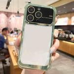 For iPhone 13 Pro Four-corner Shockproof TPU Phone Case with Lens Film(Green)