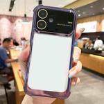 For iPhone 12 Four-corner Shockproof TPU Phone Case with Lens Film(Purple)