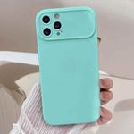 For iPhone 12 Pro Max Large Window Frosted TPU Phone Case(Green)