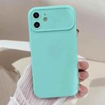 For iPhone 11 Large Window Frosted TPU Phone Case(Green)