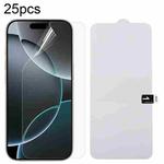 For iPhone 16 Pro 25pcs Full Screen Protector Explosion-proof Hydrogel Film