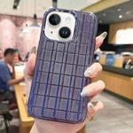 For iPhone 14 Plus Electroplated Glazed Tile TPU Phone Case(Purple)