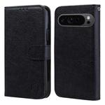For Google Pixel 9 Skin Feeling Oil Leather Texture PU + TPU Phone Case(Black)