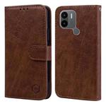 For Xiaomi Redmi A1 / A1+ Skin Feeling Oil Leather Texture PU + TPU Phone Case(Brown)