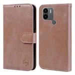 For Xiaomi Redmi A1 / A1+ Skin Feeling Oil Leather Texture PU + TPU Phone Case(Champagne)