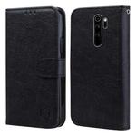 For Xiaomi Redmi Note 8 Pro Skin Feeling Oil Leather Texture PU + TPU Phone Case(Black)