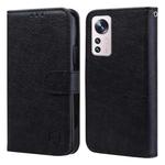 For Xiaomi 12 Pro Skin Feeling Oil Leather Texture PU + TPU Phone Case(Black)