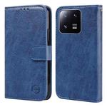 For Xiaomi 13 Pro Skin Feeling Oil Leather Texture PU + TPU Phone Case(Dark Blue)