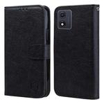 For Motorola Moto E13 Skin Feeling Oil Leather Texture PU + TPU Phone Case(Black)