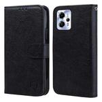 For Motorola Moto G13 / G23 Skin Feeling Oil Leather Texture PU + TPU Phone Case(Black)