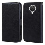 For Nokia G20 6.3 Skin Feeling Oil Leather Texture PU + TPU Phone Case(Black)