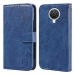 For Nokia G20 6.3 Skin Feeling Oil Leather Texture PU + TPU Phone Case(Dark Blue)