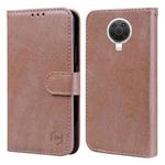 For Nokia G20 6.3 Skin Feeling Oil Leather Texture PU + TPU Phone Case(Champagne)