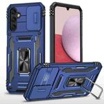 For Samsung Galaxy A15 Armor PC + TPU Camera Shield Phone Case(Navy Blue)