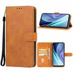 For Itel A50 Leather Phone Case(Brown)