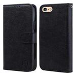 For iPhone 6 / 7 / 8 / SE 2022 Skin Feeling Oil Leather Texture PU + TPU Phone Case(Black)