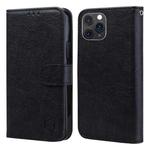 For iPhone 11 Pro Max Skin Feeling Oil Leather Texture PU + TPU Phone Case(Black)