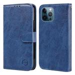 For iPhone 13 Pro Skin Feeling Oil Leather Texture PU + TPU Phone Case(Dark Blue)