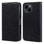 For iPhone 14 Skin Feeling Oil Leather Texture PU + TPU Phone Case(Black)