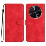 For Huawei nova 12i Heart Pattern Skin Feel Leather Phone Case(Red)
