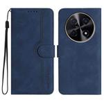 For Huawei nova 12i Heart Pattern Skin Feel Leather Phone Case(Royal Blue)