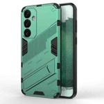 For Samsung Galaxy S24+ 5G Punk Armor 2 in 1 PC + TPU Shockproof Phone Case with Invisible Holder(Green)