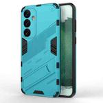 For Samsung Galaxy S24+ 5G Punk Armor 2 in 1 PC + TPU Shockproof Phone Case with Invisible Holder(Blue)