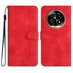 For Realme 13 Pro / 13 Pro+ Global Heart Pattern Skin Feel Leather Phone Case(Red)