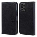 For Samsung Galaxy A13 4G / A13 5G Skin Feeling Oil Leather Texture PU + TPU Phone Case(Black)