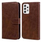 For Samsung Galaxy A23 4G / A23 5G Skin Feeling Oil Leather Texture PU + TPU Phone Case(Brown)