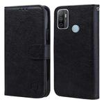 For Samsung Galaxy A33 5G Skin Feeling Oil Leather Texture PU + TPU Phone Case(Black)