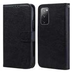 For Samsung Galaxy S20 FE 4G / 5G Skin Feeling Oil Leather Texture PU + TPU Phone Case(Black)
