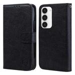 For Samsung Galaxy S23 5G Skin Feeling Oil Leather Texture PU + TPU Phone Case(Black)