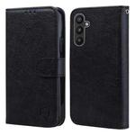 For Samsung Galaxy A34 5G Skin Feeling Oil Leather Texture PU + TPU Phone Case(Black)