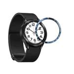 For Samsung Galaxy Watch6 Classic 43mm E Style Smart Watch Steel Ring Protective Frame(Blue)